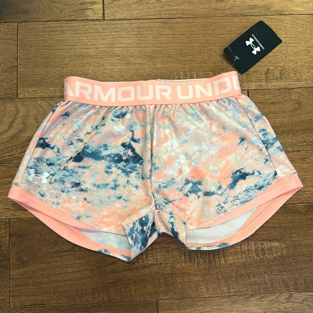 Under Armour Girls Play Up Shorts 2.0 - Size YSM